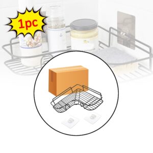 Self-adhesive Kitchen-bathroom Corner Shelf Organiser Storage Rack