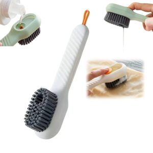 Multifunctional Scrubbing Brush With Liquid  Soap Dispenser Cleaning Brush With Liquid  Soap Dispenser Shoe Brush For Cleaning Cloth Cleaning Brush With Handleliquid Shoe Brush For Shoe Clothes (1 Pc) (X1086)