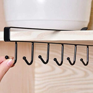 6 IN 1 SS SHELF HANGER HOOK (1PCS) (X1088)