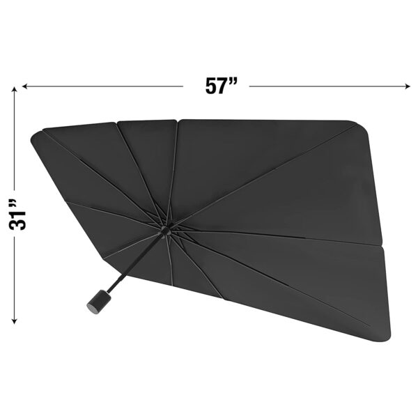 Windshield Umbrella Sun Shade Cover Visor Sunshades Reviews Automotive Front (X623) - Image 6