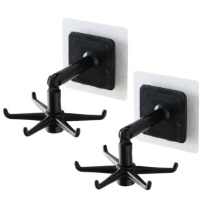 360° rotatable  hooks for hanging (Pack of 2) (Brown Box) (X387)