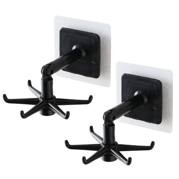 360° rotatable  hooks for hanging (Pack of 2) (Brown Box) (X387)