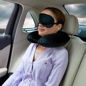 INFLATABLE TRAVEL NECK PILLOW (1PCS) (X516)