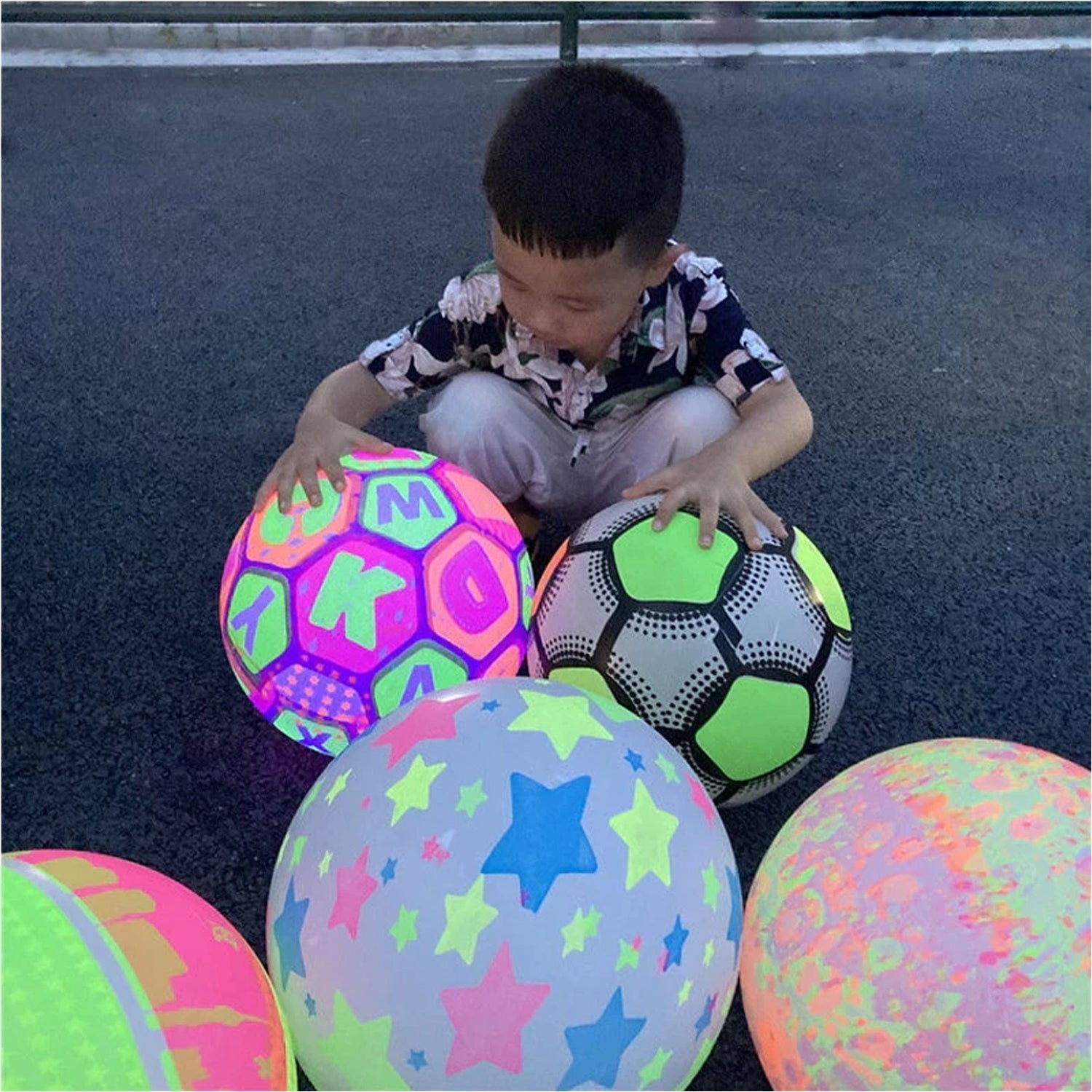 Bouncy Stress Reliever Fun Play Led Rubber Balls for Kids (1Pc Only) - Image 3