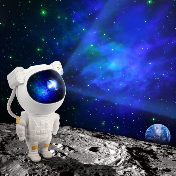 Robot Sky Space Stars Light Astronaut Galaxy Projector Night Lamp Bedroom Kids (X526) - Image 6