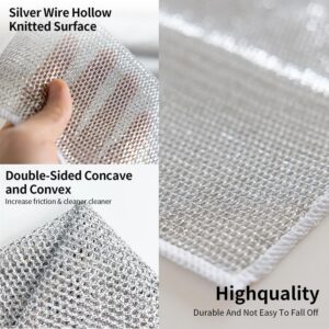 One-sided Multipurpose Microfiber Cloths Scrubber (1 Pc  20x20 Cm) (X428)