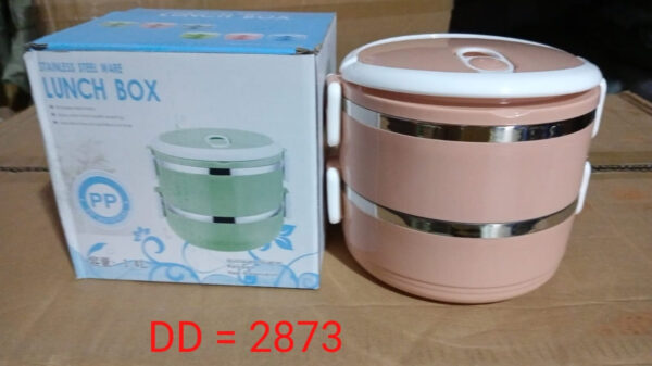 Multi Layer Stainless Steel Hot Lunch Box (2 Layer) - Image 7