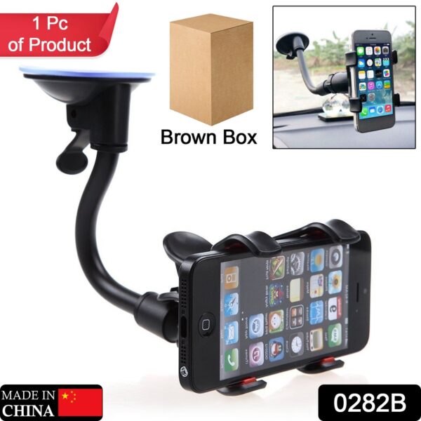 Flexible Mobile Stand Multi Angle Adjustment with 360 Degree Adjustment For Car & Home Use Mobile Stand - Image 2