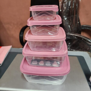 5 Pcs Square Containers