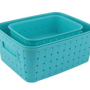 Smart Baskets for Storage(Set of 3) Sky Blue (X499)