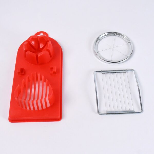 2 In 1 Egg Slicer Egg Cutter For Hard Boiled Eggs (1 Pc) - Image 3