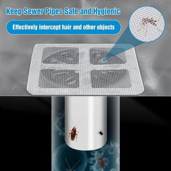 Drain Patch Adhesive Stickers (10*10 Cm  10 Pcs Set) (X209) - Image 2