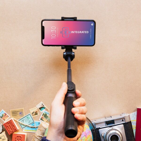 Bluetooth Selfie Stick, Portable Phone Tripod Stand for Mobile - Image 5