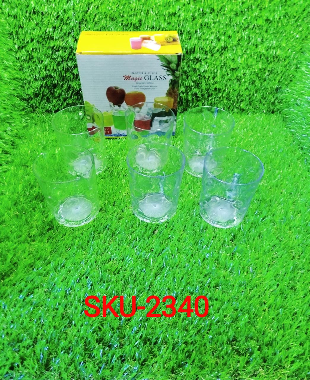 Multi Purpose Unbreakable Drinking Glass (Set of 6 Pieces) (300ml) - Image 8