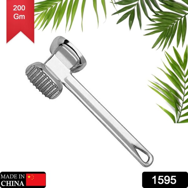 Double Sided Beef Steak Mallet (Aluminum): Meat Tenderizer Hammer - Image 2