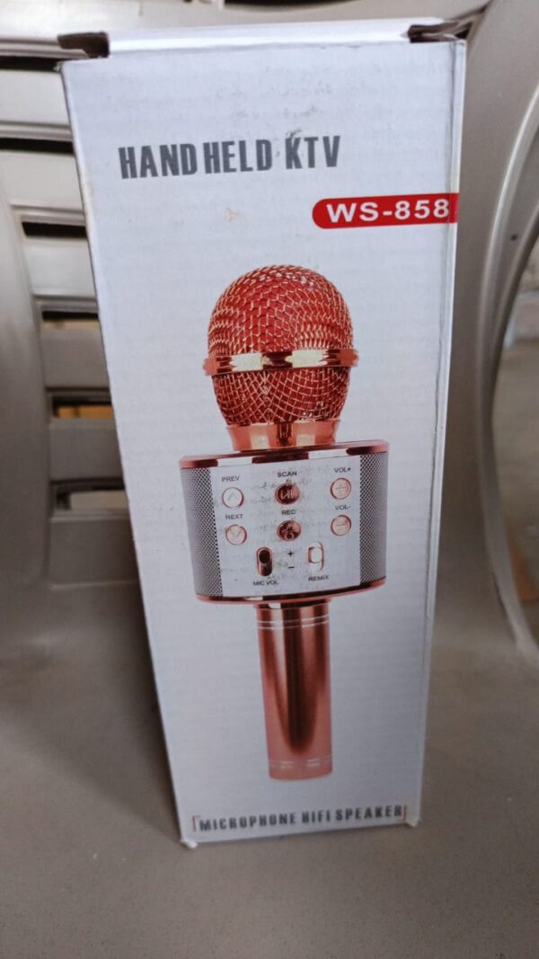 Wireless Bluetooth Recording Condenser Handheld Microphone Bluetooth Speaker Audio Recording Karaoke with Mic (Multicolor 1 Pc) - Image 10