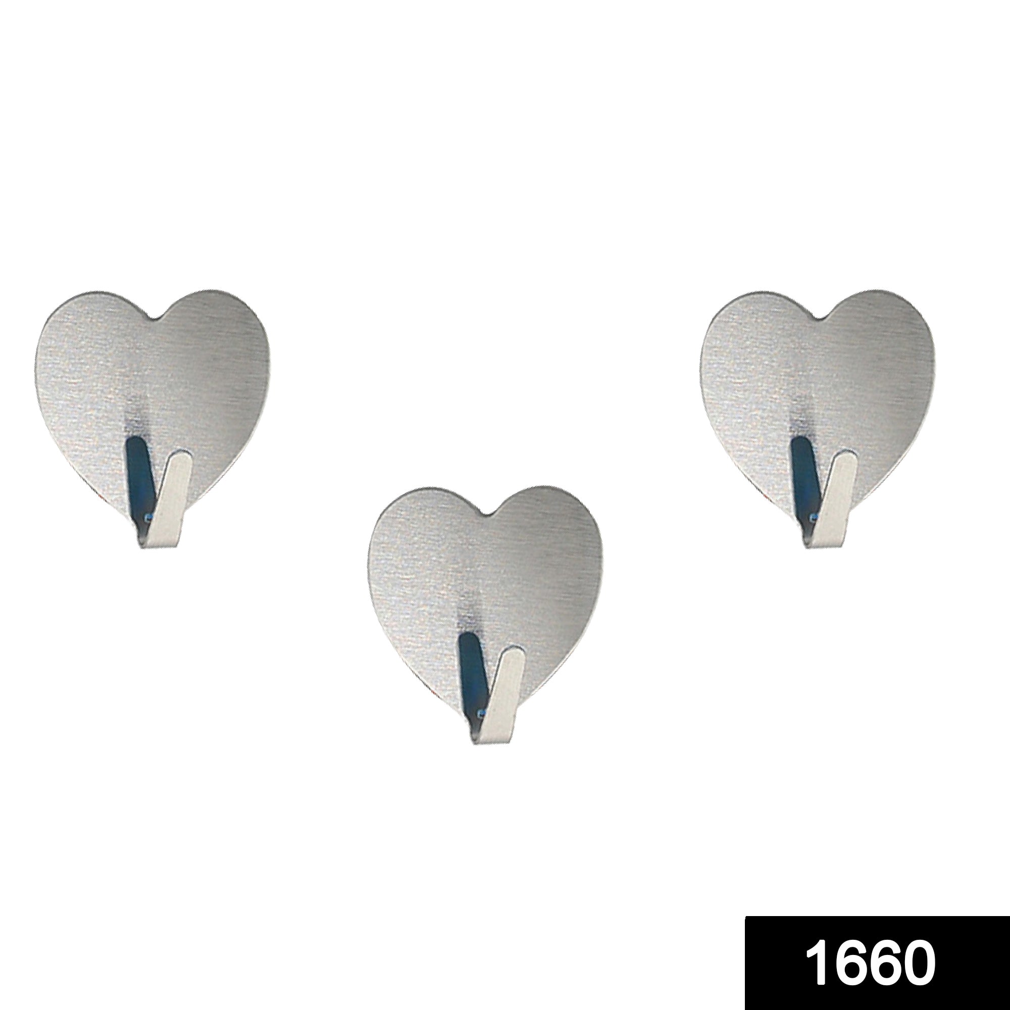 Heavy Duty Self Adhesive Hook Sticky (Pack of 3) - Image 2