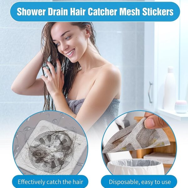 Drain Patch Adhesive Stickers (10*10 Cm  10 Pcs Set) (X209) - Image 3