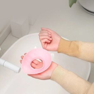Silicone Wrist Bands For Washing Face (2 Pc  Mix Color) (X1102)