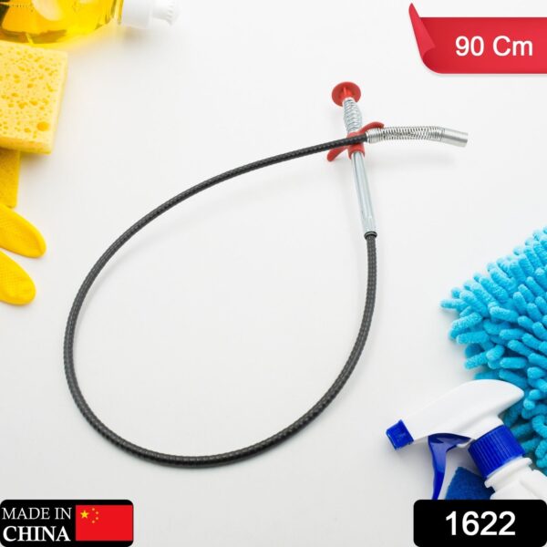 Drain Block Remover (90cm): Cleaning Tool for Pipes, Clogged Drains - Image 2