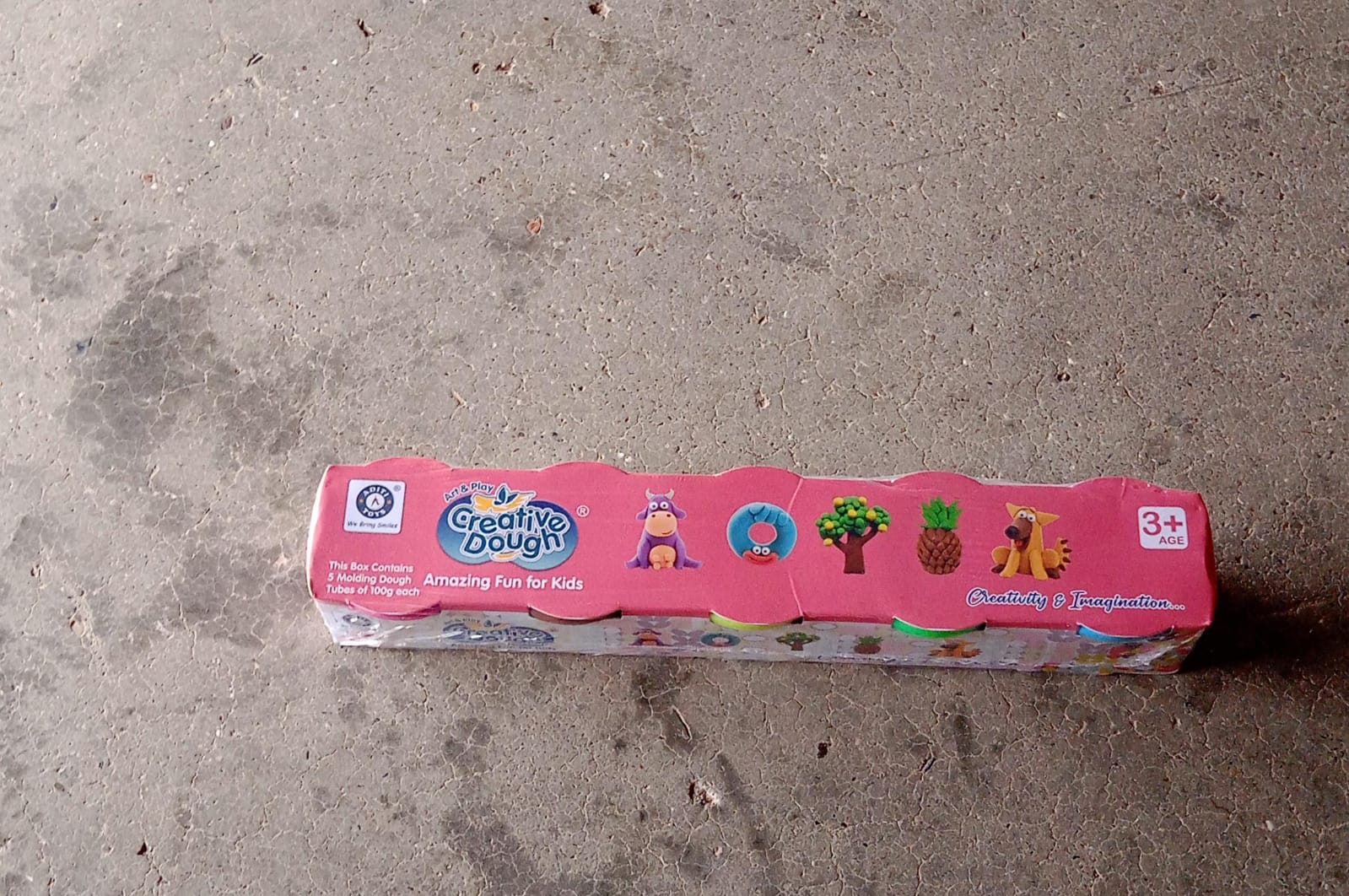 Non-Toxic Creative 100 Dough Clay 5 Different Colors, (Pack of 5 Pcs) - Image 8