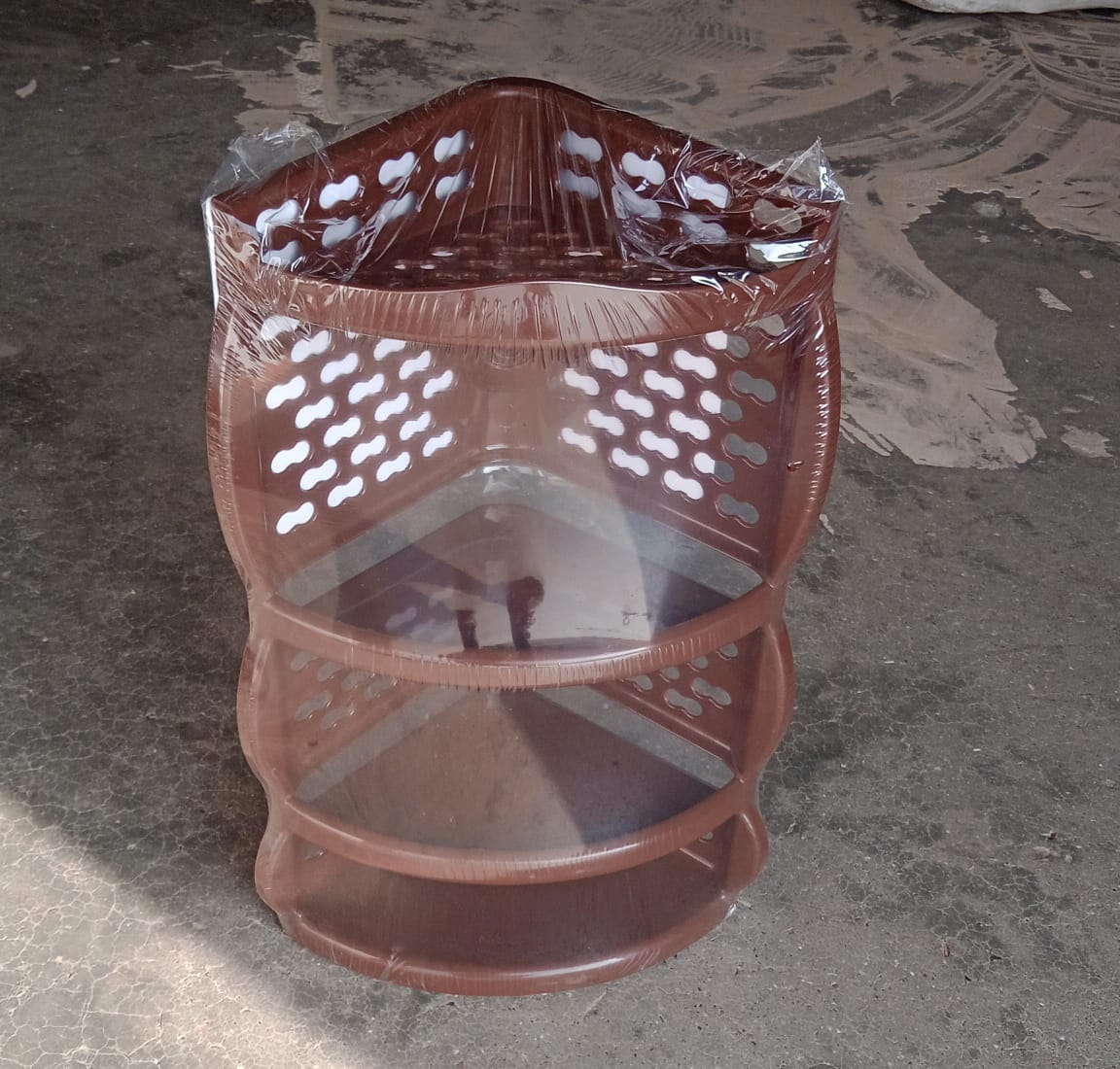 Multi Purpose Plastic Corner Rack a Stylish Storage Shelf for Kitchen / Living Room / Bathroom (1 Pc / 3 Layer ) - Image 7