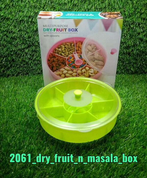 Multipurpose Dry-fruit and masala box with single spoon. - Image 9