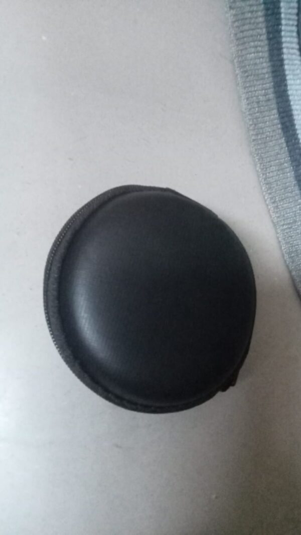 Cute Round Earphone Carrying Case - Multi-Use Pocket Pouch for Headphones, Cables, Coins, Airpods & More - Image 7