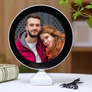 Plastic 2 In 1 Mirror Come Photo Frame With Led Light (X1000)