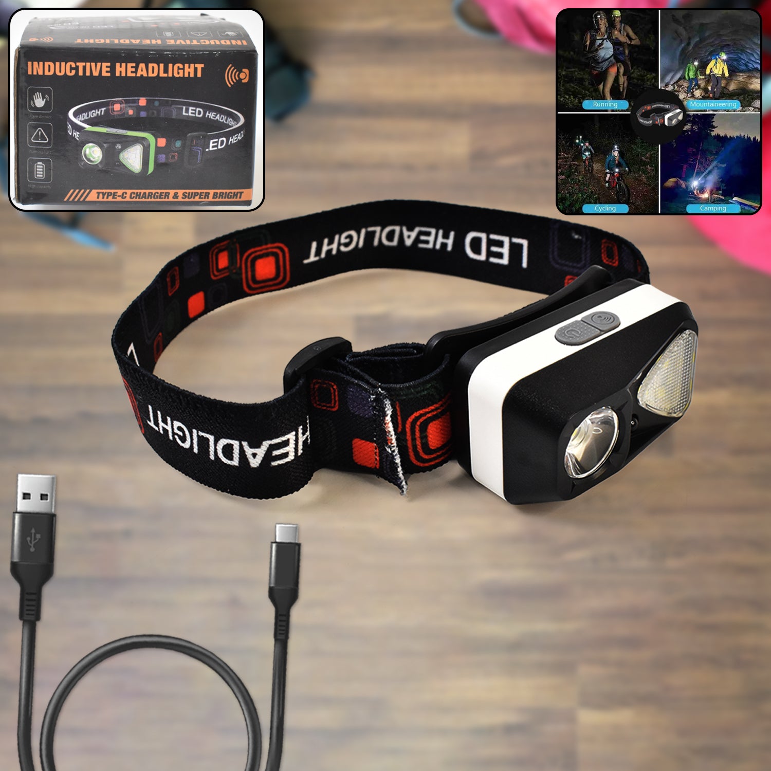 Ultra Bright Head-mounted Flashlight - Image 2