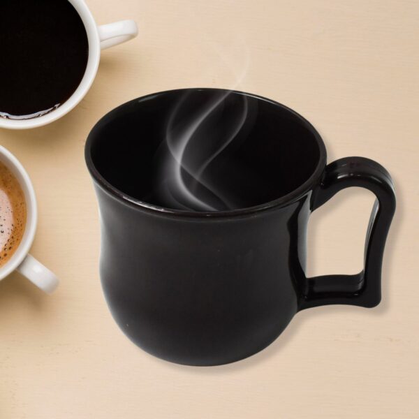 Premium Plastic Coffee  Tea Cups  Mug With Handle (1 Pc  With Color Box  Black) (X959) - Image 3