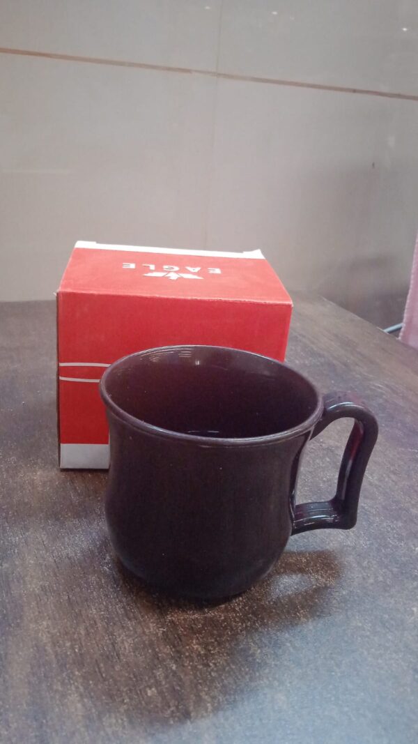Premium Plastic Coffee  Tea Cups  Mug With Handle (1 Pc  With Color Box  Black) (X959) - Image 6