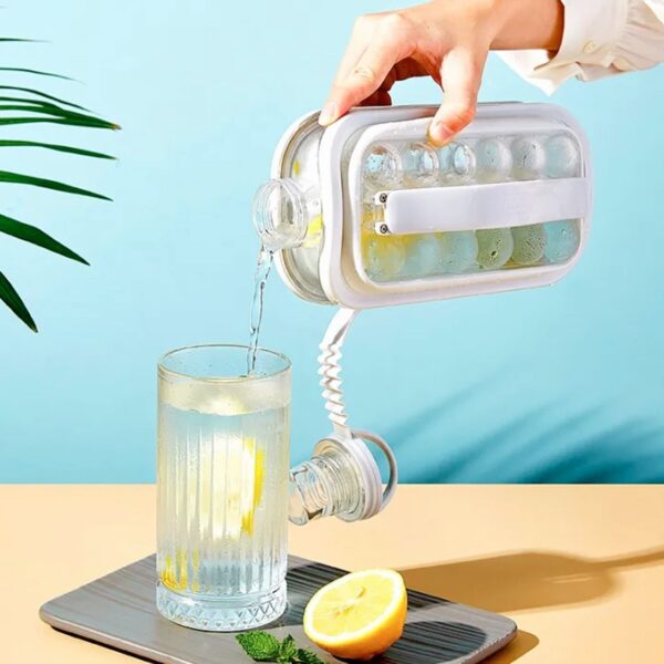 Foldable Ice Tray with Lid, 2-in-1 Ice Ball Maker (X952) - Image 2