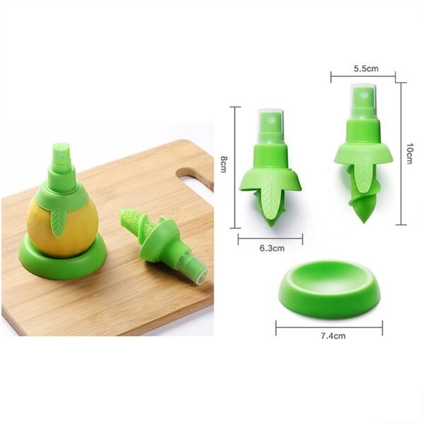 Creative Lemon Sprayer Fruit Juice Citrus Lime Juicer (3 Pcs Set) (X960) - Image 4