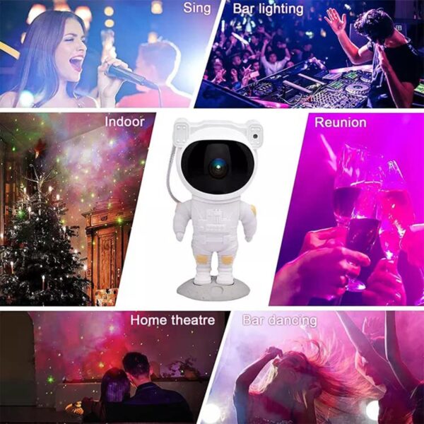 Robot Sky Space Stars Light Astronaut Galaxy Projector Night Lamp Bedroom Kids (X526) - Image 5
