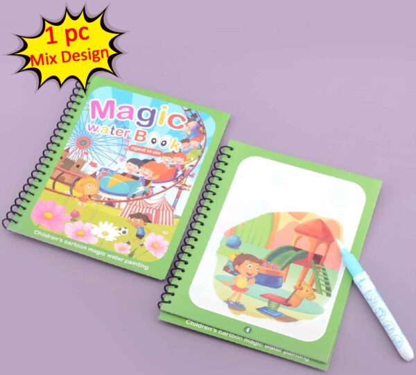 Magic Water Quick Dry Book Water Coloring Book Doodle With Magic Pen Painting Board (X803)