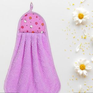 Microfiber Wash Basin Hanging Hand Kitchen Towel( 1pc ) (MKK+X99)