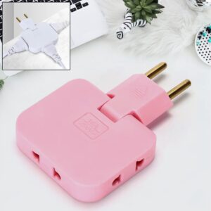 Wireless 3 In 1 Foldable Wall Plug Adapter  Socket  Converter (1 Pc) (X361)