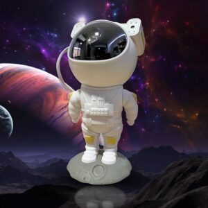 Robot Sky Space Stars Light Astronaut Galaxy Projector Night Lamp Bedroom Kids (X526)