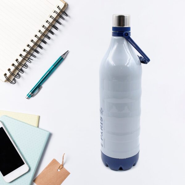 Insulated Water Bottle (2200ml): Leakproof, BPA-Free, Handle & Strap (Sports) - Image 3