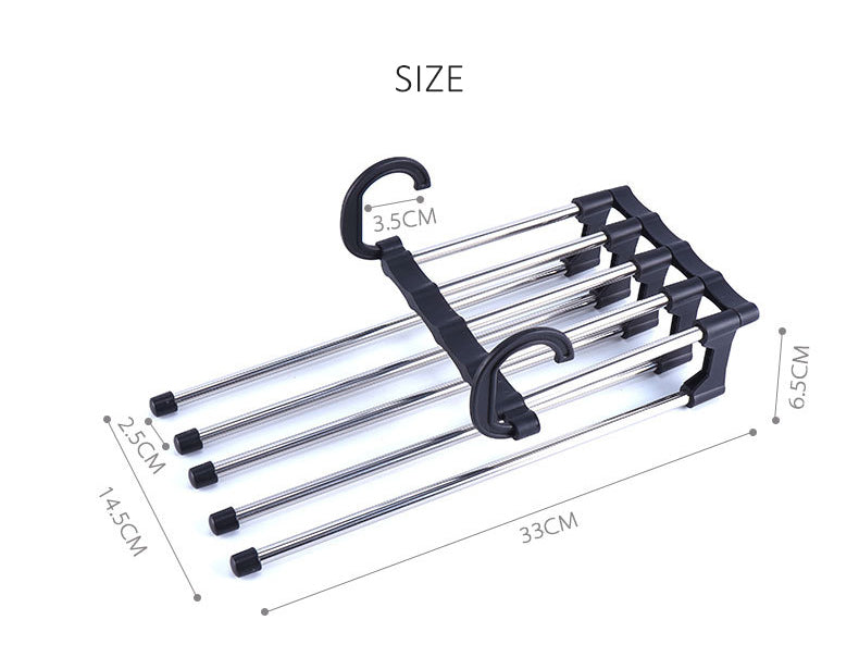 Adjustable Trouser Pants Hanger Organizer - Image 5