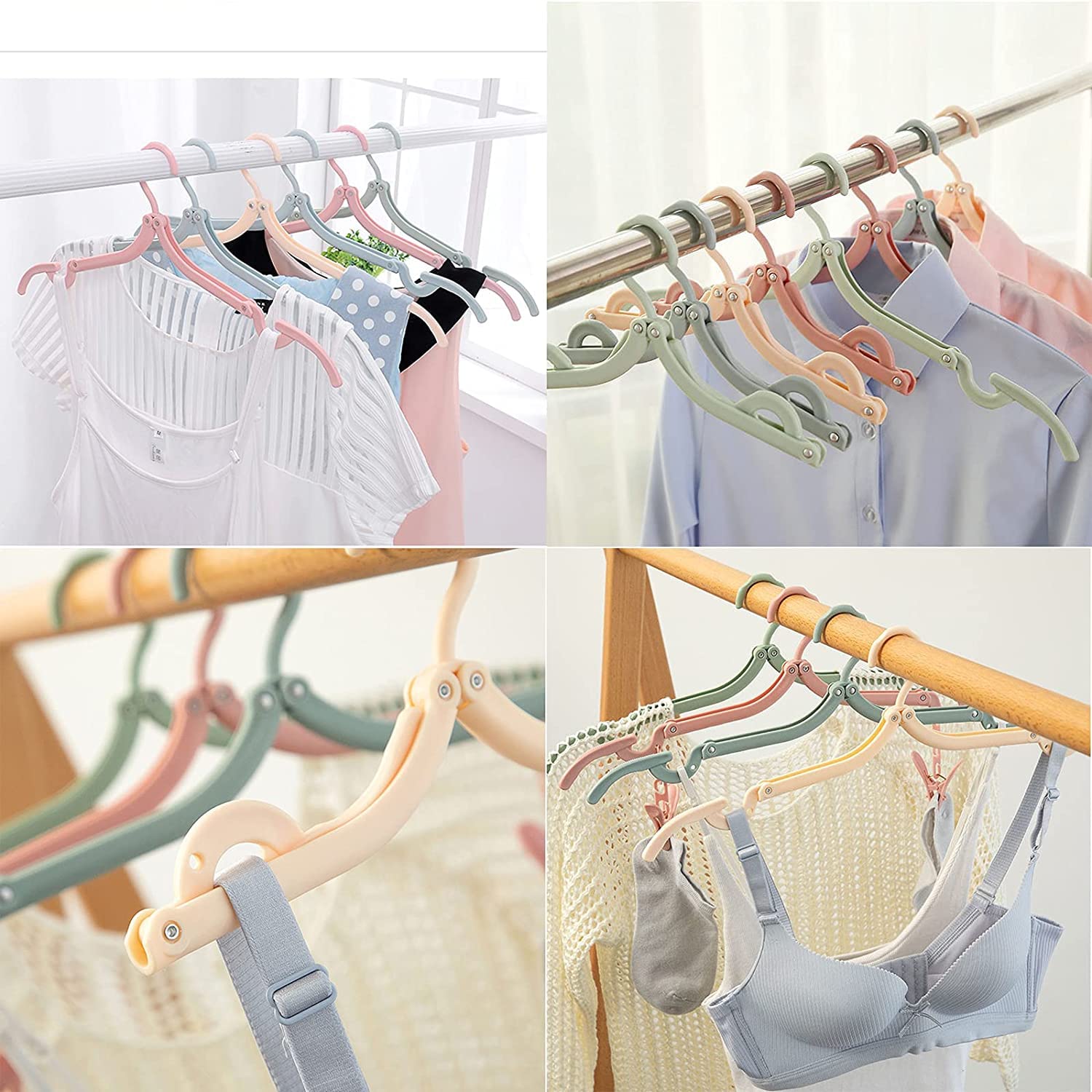 Travel Hangers Portable Folding Clothes Hangers (1 Pc Small) - Image 3